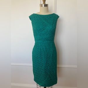 Lace sheath dress